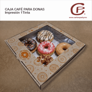 Caja para donas 1 TINTA