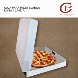 Caja para pizza BLANCA