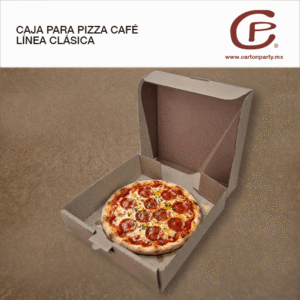 Caja para pizza CAFÉ