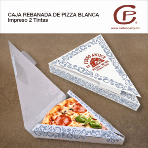 Caja para rebanada de pizza 2 TINTAS