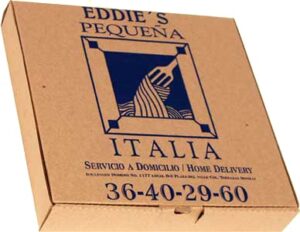 Eddy's  caja para pizza 1 tinta