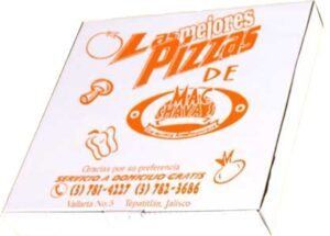 Mac Shavas caja para pizza 1 tinta