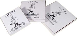 Meños caja para pizza 1 tinta