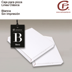 Caja para pizza BLANCA
