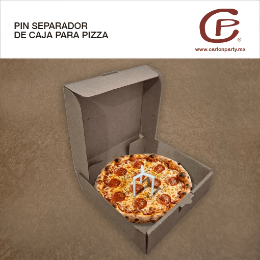 Pin / separador de caja de pizza / pizzerillo / pizza saver - Imagen 4
