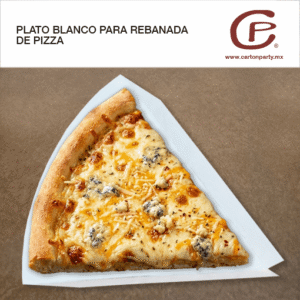 Plato para rebanada de pizza