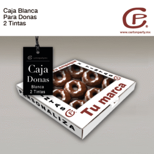 Caja para donas 2 TINTAS