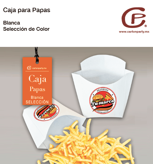Caja para papas