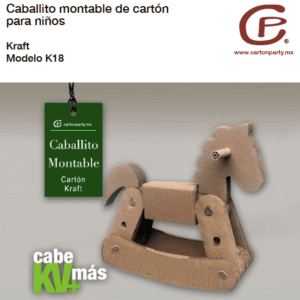 Caballito montable de cartón K18