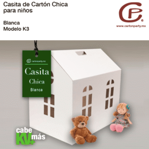 Casita de cartón chica para niños K3