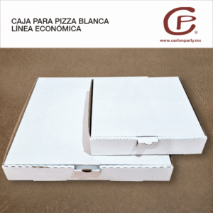 Caja para pizza ECONÓMICA BLANCA