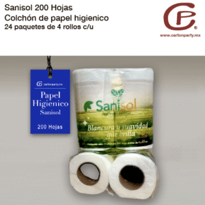 Papel higienico Sanisol de 200 hojas