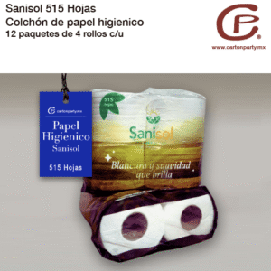 Papel higienico Sanisol de 515 hojas