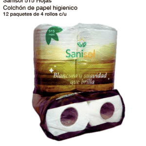 Papel higienico Sanisol de 515 hojas