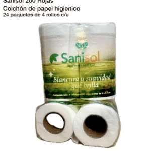 Papel higienico Sanisol de 200 hojas