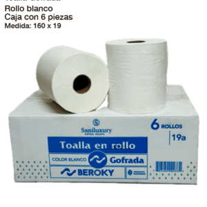 Toalla de papel en rollo para manos