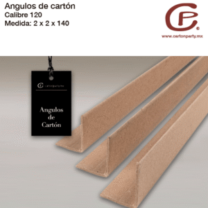 Angulos para empaque de cartón