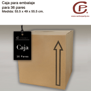 Cajas para embalaje / 36 Pares