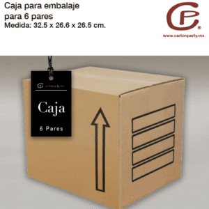 Cajas para embalaje / 6 Pares
