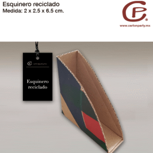 Esquineros de cartón reciclado para empaque
