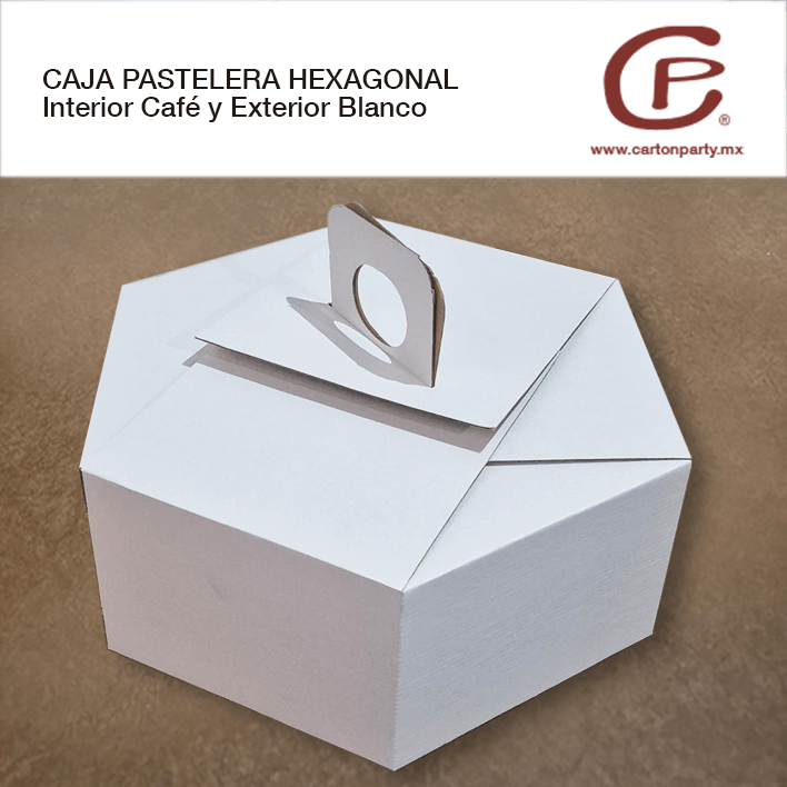 Caja para pastel hexagonal - Imagen 2
