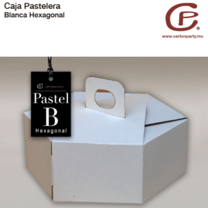 Caja para pastel hexagonal