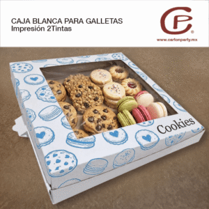 Caja para galletas 2 TINTAS