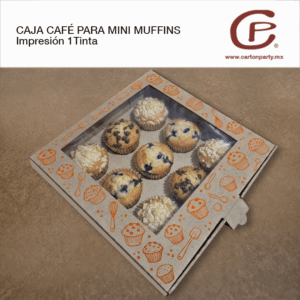 Caja para Mini Muffins 1 TINTA
