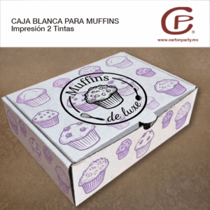Caja para Muffins 2 TINTAS