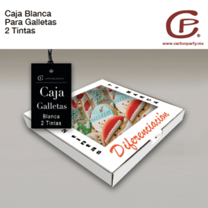 Caja para galletas 2 TINTAS