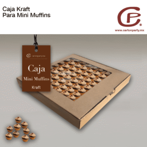 Caja para Mini Muffins
