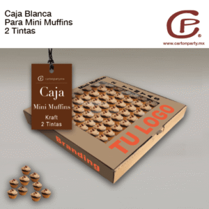 Caja para Mini Muffins 2 TINTAS